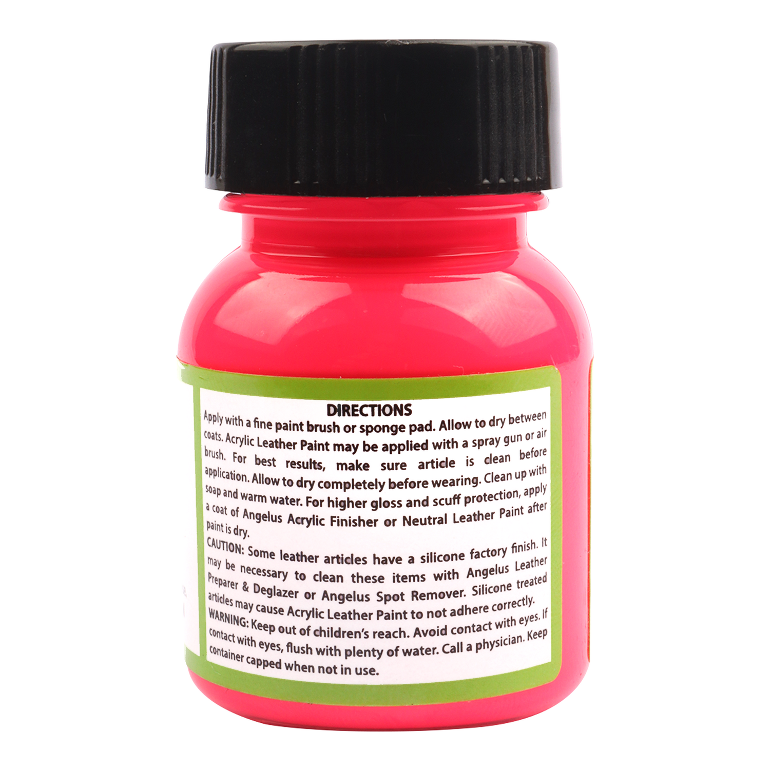 Foto 4 pulgar | Pintura para Cuero Angelus Neon Rio Red 29.5 ml