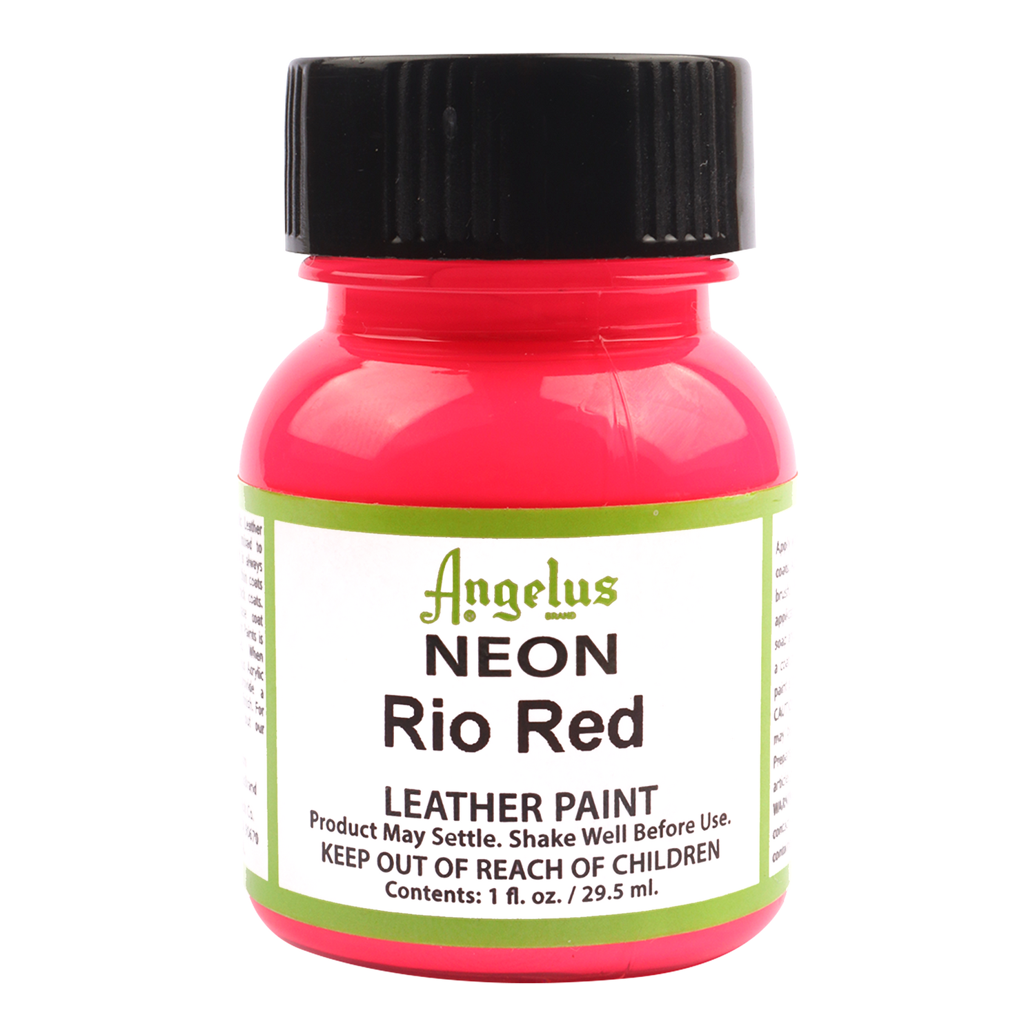 Foto 6 pulgar | Pintura para Cuero Angelus Neon Rio Red 29.5 ml