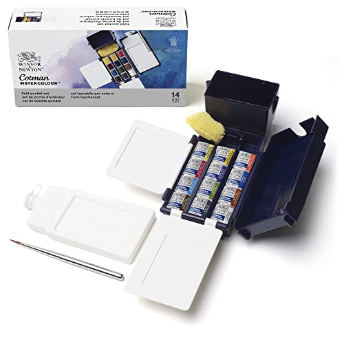 Foto 2 pulgar | Venta Internacional - Set de Acuarelas Winsor & Newton Cotman Field Box 12 Colores