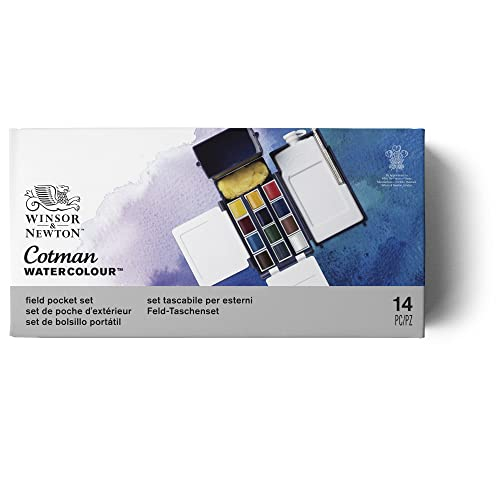 Foto 4 pulgar | Venta Internacional - Set de Acuarelas Winsor & Newton Cotman Field Box 12 Colores