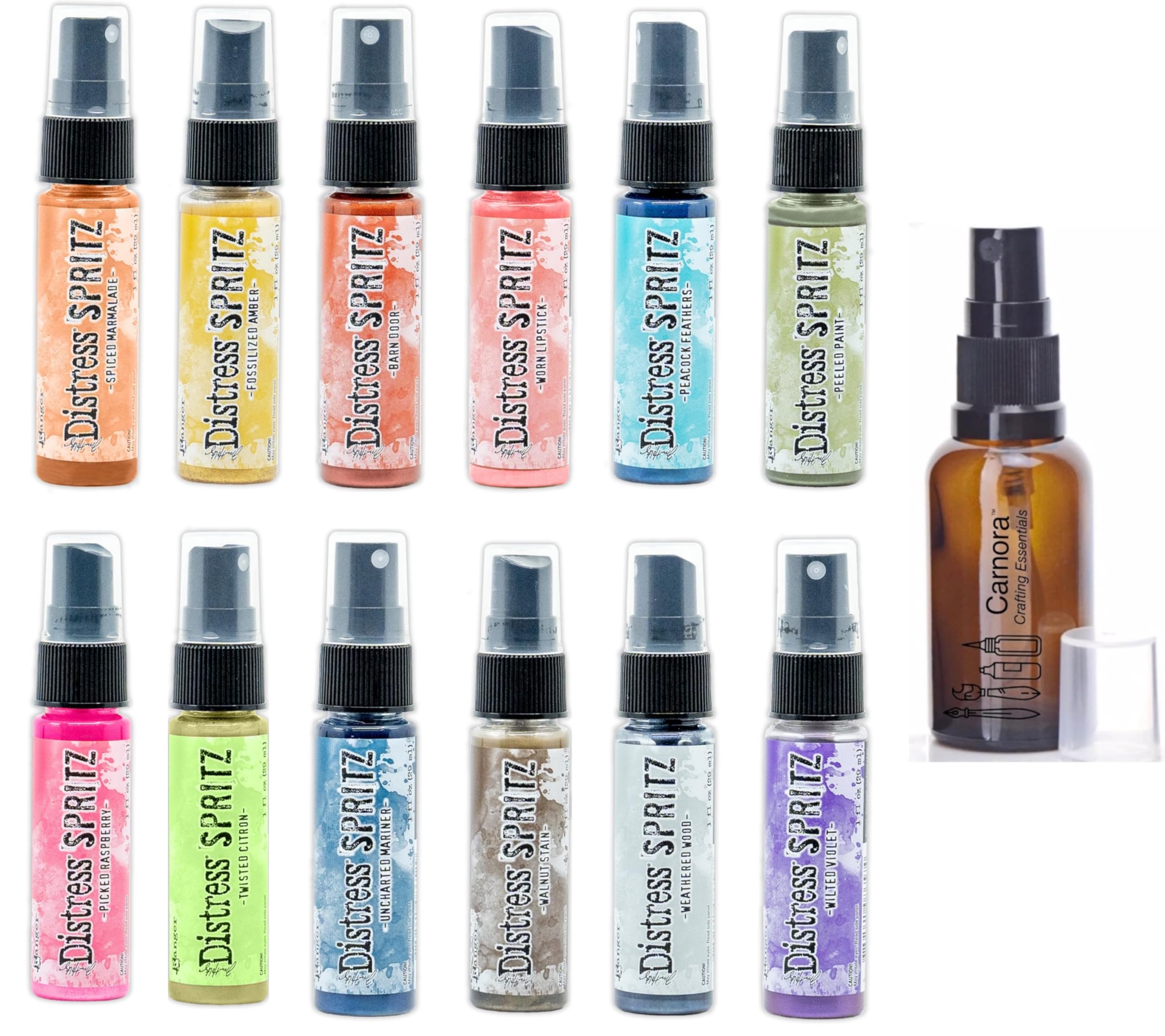 Set De Aerosoles Spritz Ranger Ink Tim Holtz Distress, 12 X 30 Ml - Venta Internacional.