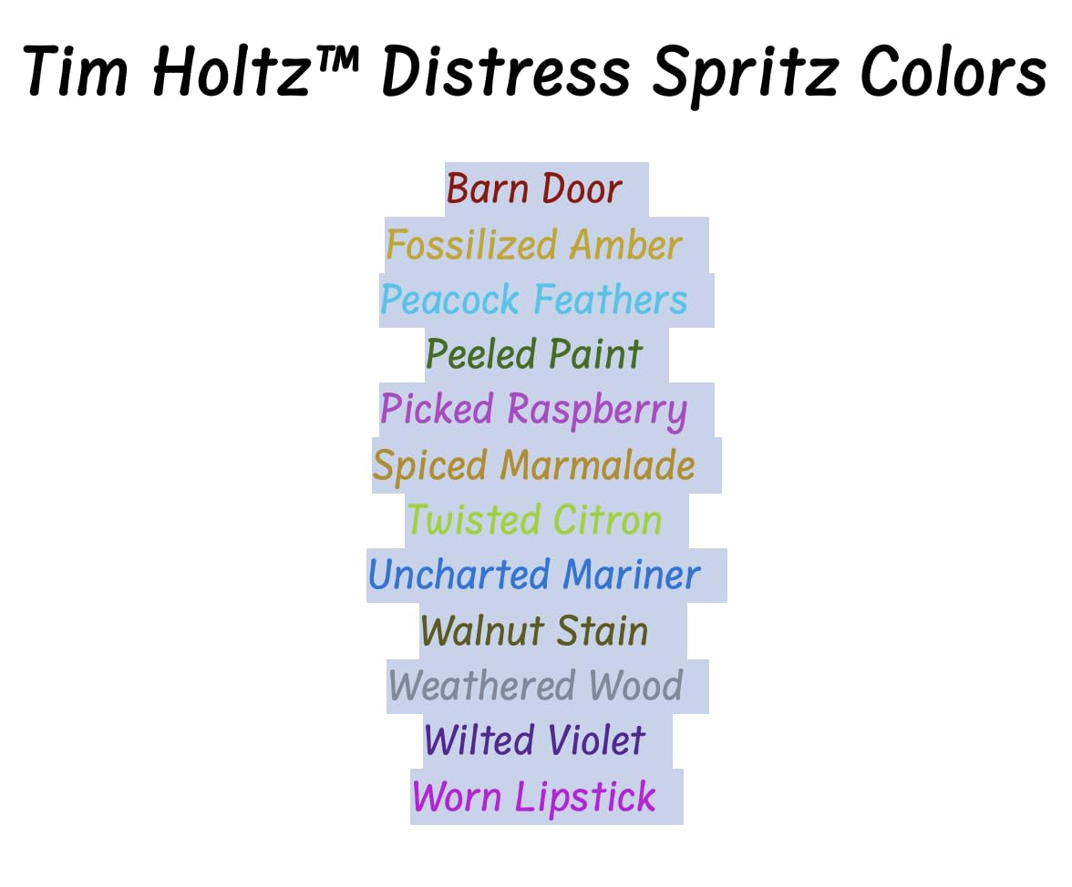 Foto 7 pulgar | Set De Aerosoles Spritz Ranger Ink Tim Holtz Distress, 12 X 30 Ml - Venta Internacional.