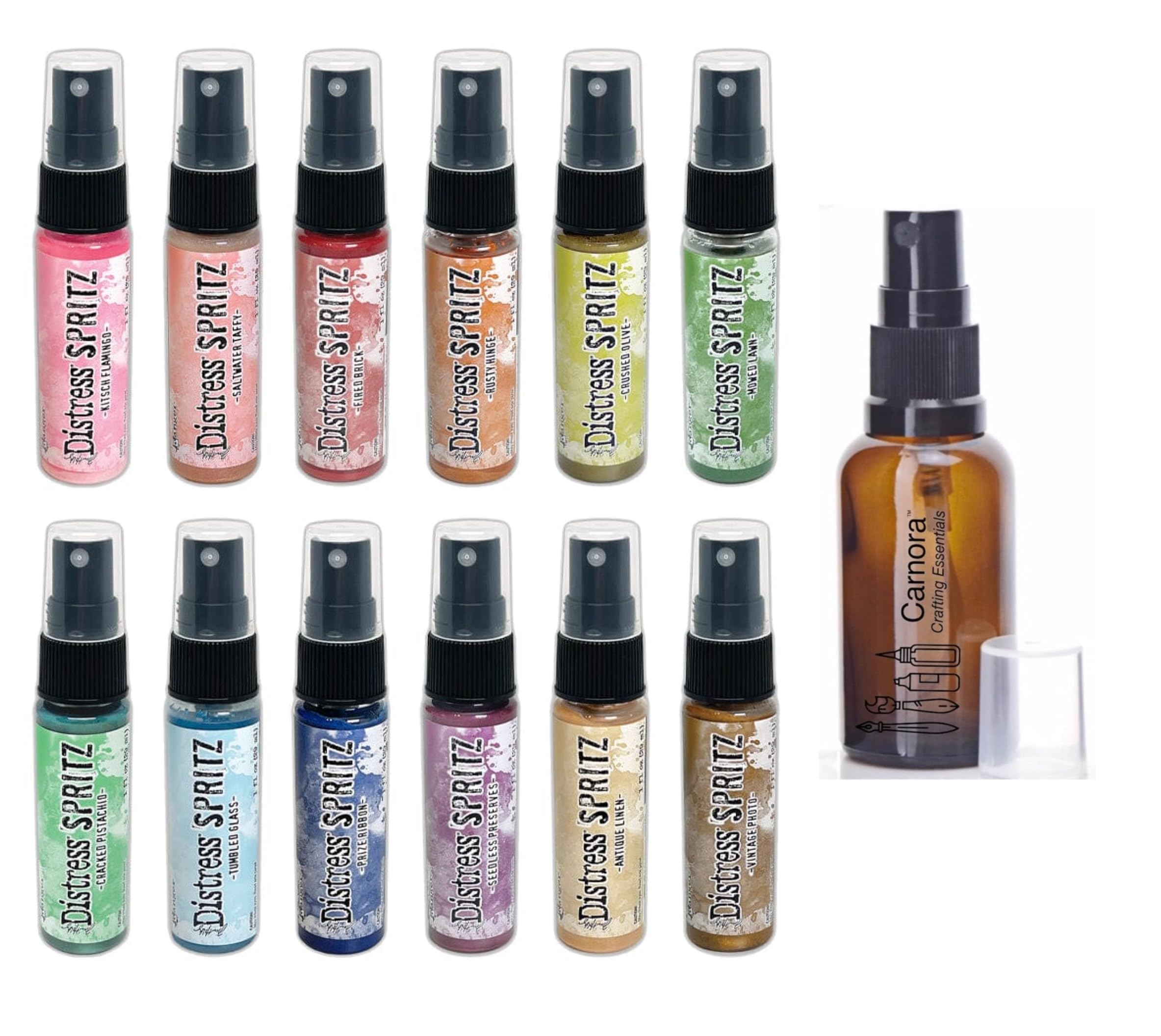 Set #2 De Tintas Ranger Distress Spritz Sprays De Tim Holtz, 12 X 30 Ml - Venta Internacional.