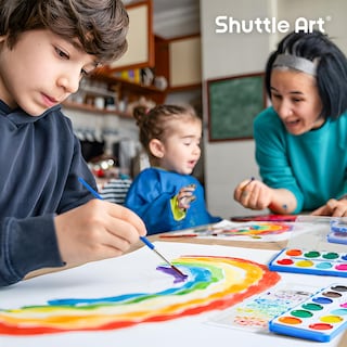 Foto 7 | Set De Pintura De Acuarela Shuttle Art De 12 Colores, Paquete De 30 Con Pincel - Venta Internacional.