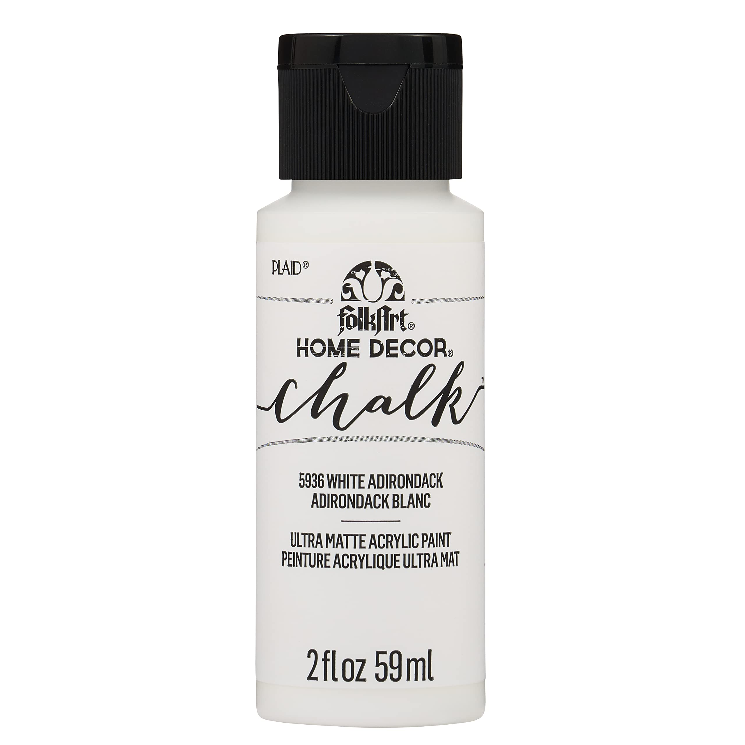 Pintura Folkart Para Hogar y Muebles de Tiza 60 Ml Blanco Adirondack - Venta Internacional