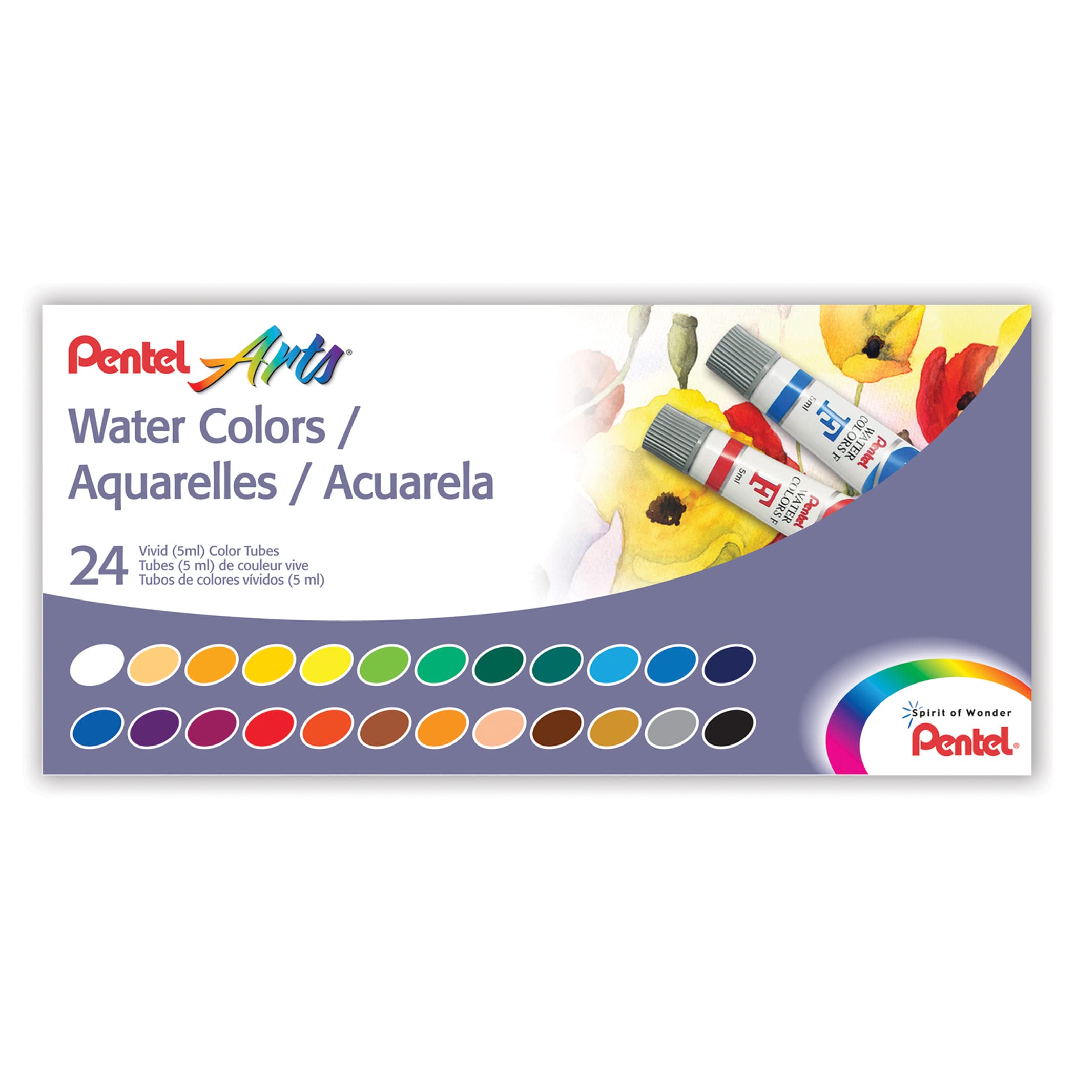 Foto 3 pulgar | Set De Acuarelas Pentel Arts, Paquete De 24 Colores Surtidos - Venta Internacional.