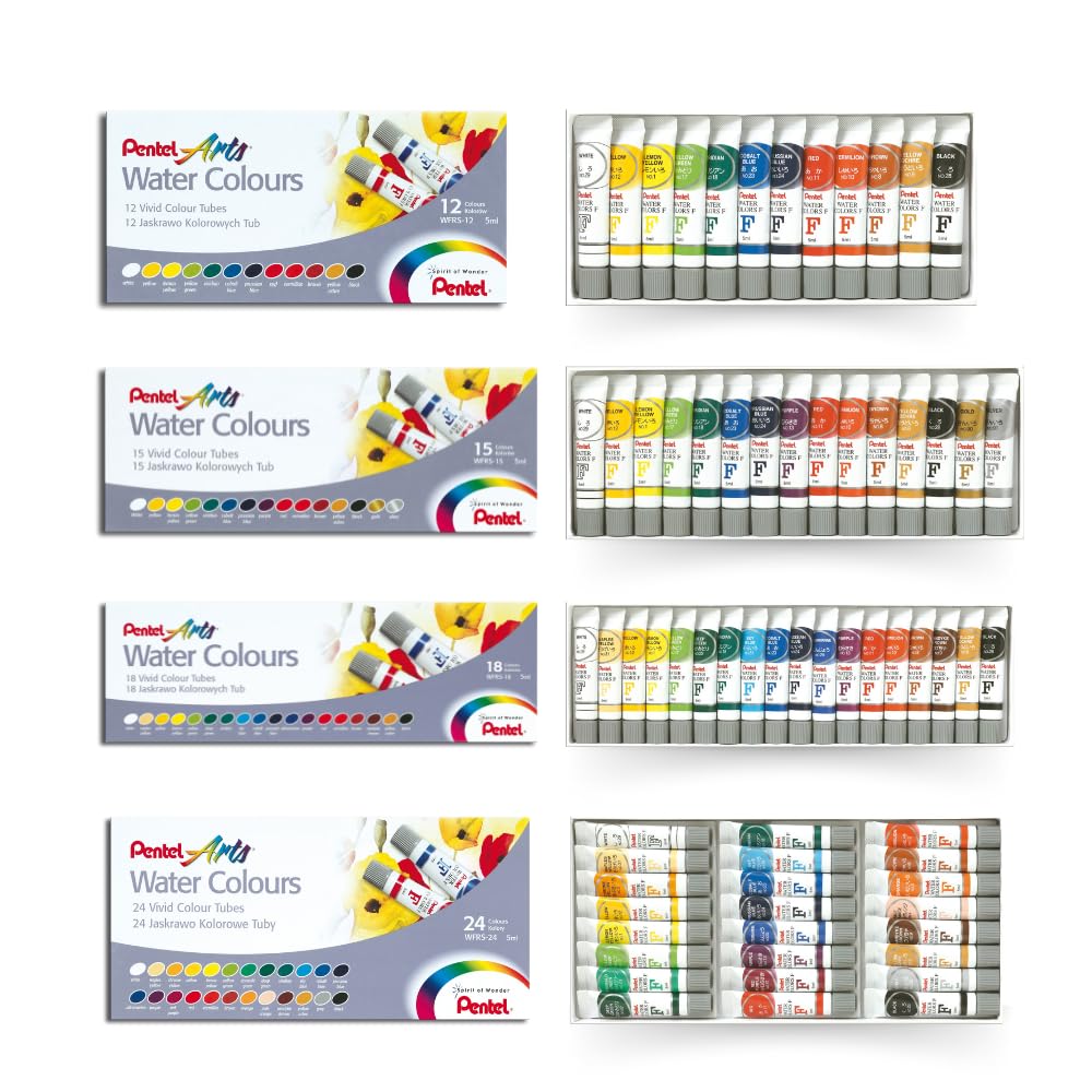 Foto 4 pulgar | Set De Acuarelas Pentel Arts, Paquete De 24 Colores Surtidos - Venta Internacional.