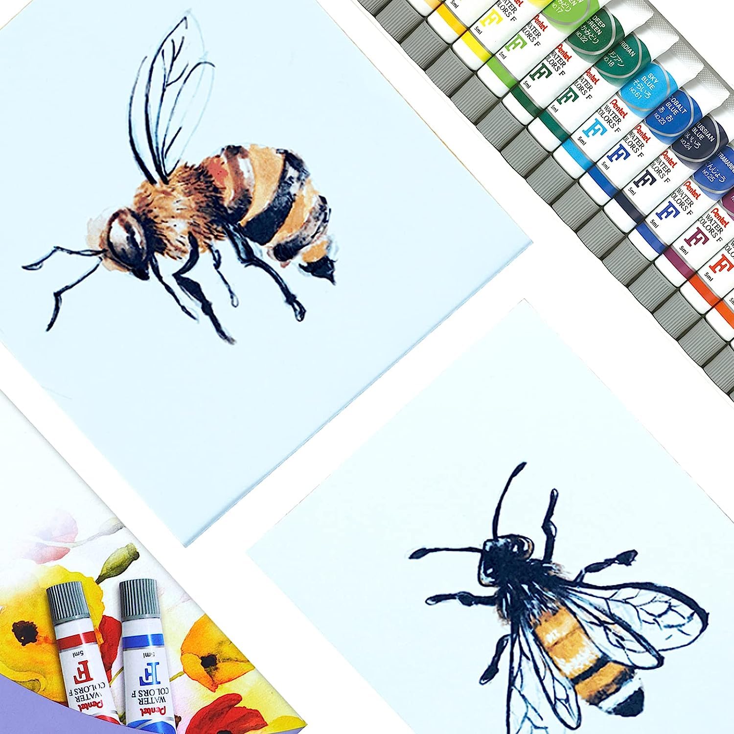 Foto 5 | Set De Acuarelas Pentel Arts, Paquete De 24 Colores Surtidos - Venta Internacional.