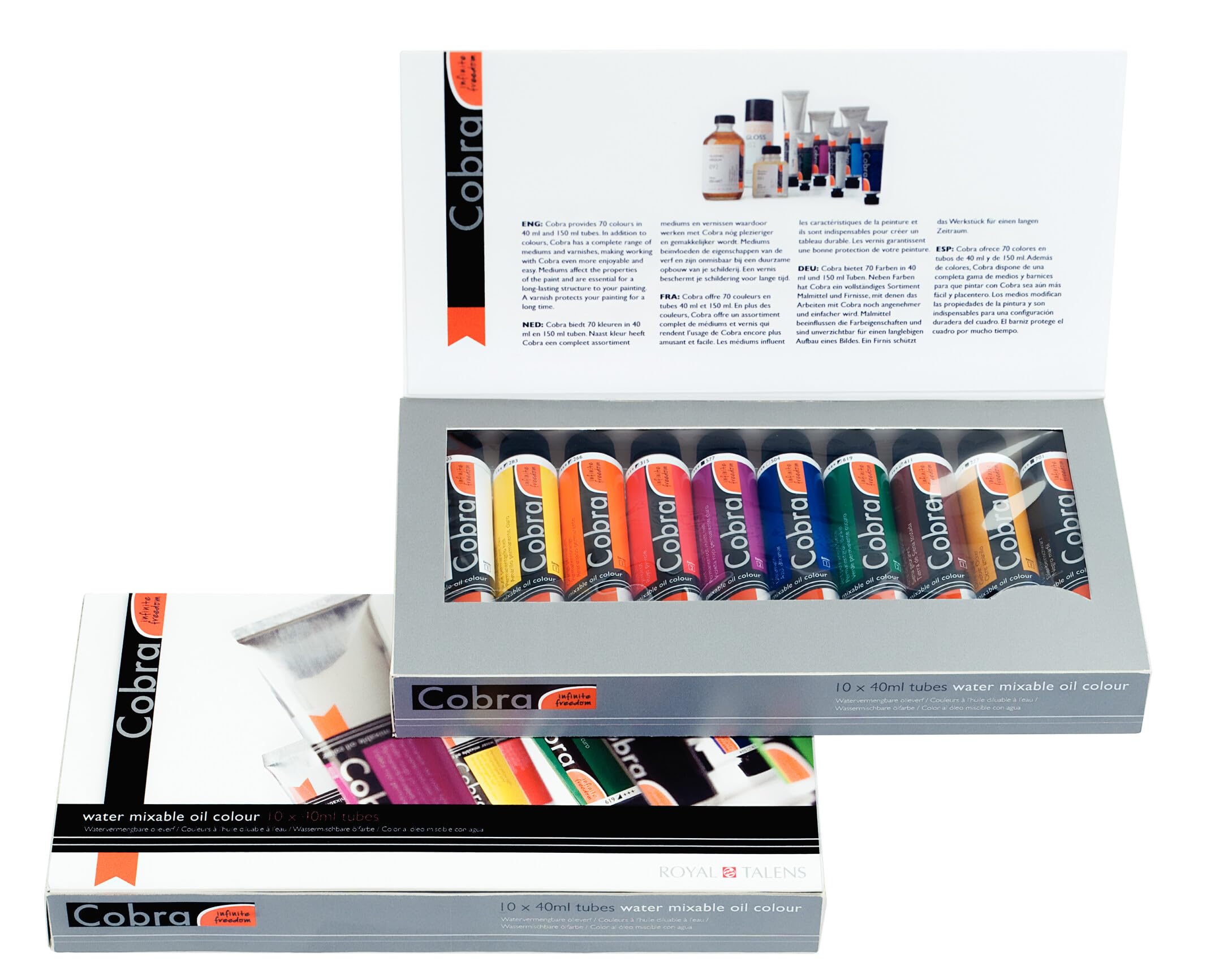 Foto 2 pulgar | Set De Pinturas Cobra Artist Value Pack, 10 X 40 Ml - Venta Internacional.