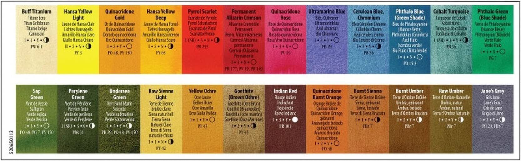 Foto 5 | Set De Pintura De Acuarela Daniel Smith, Sartén Hecha A Mano, 24 Colores - Venta Internacional.