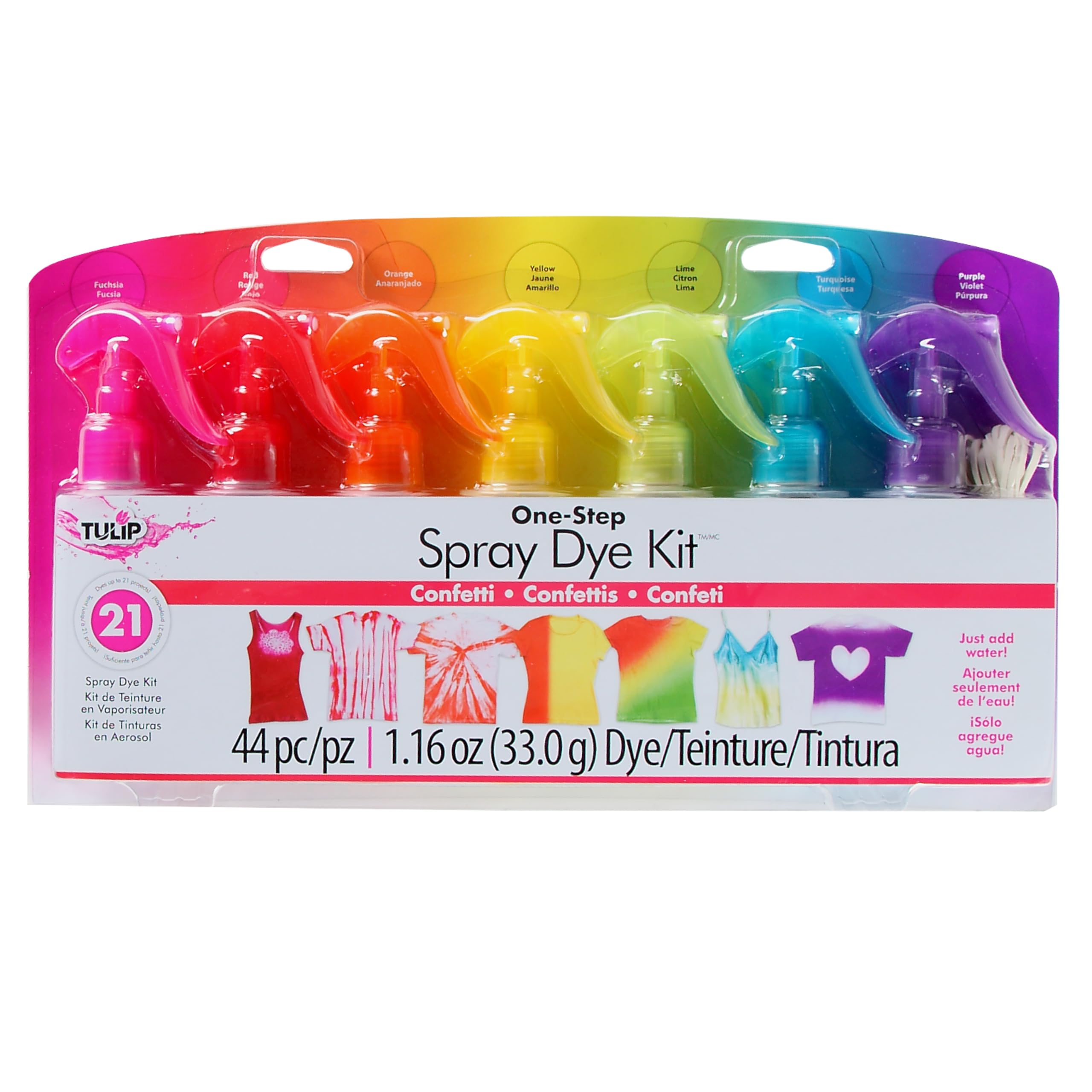 Foto 1 | Tinte De Tela Tie-dye Kit Tulip One-step En Aerosol Para Tela - Venta Internacional.