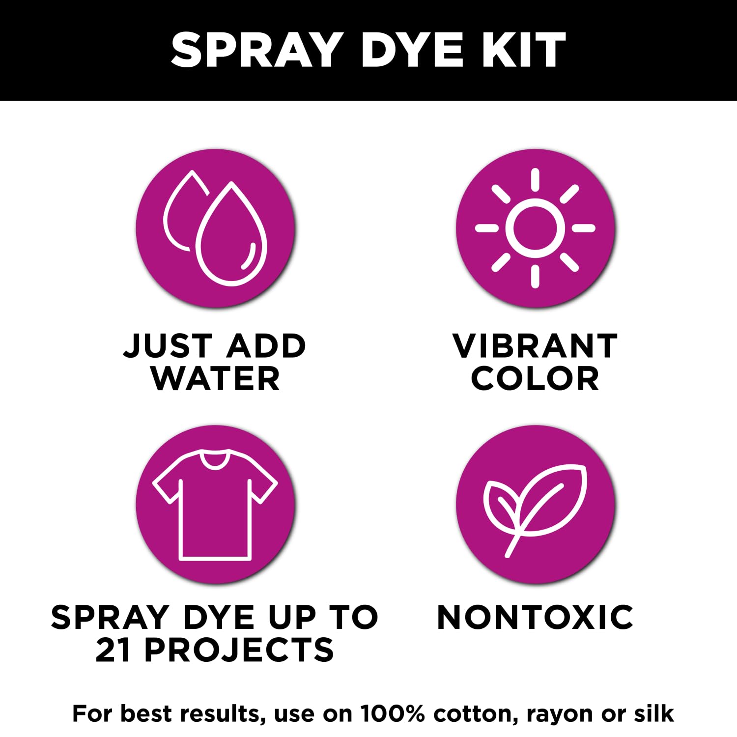 Foto 3 | Tinte De Tela Tie-dye Kit Tulip One-step En Aerosol Para Tela - Venta Internacional.