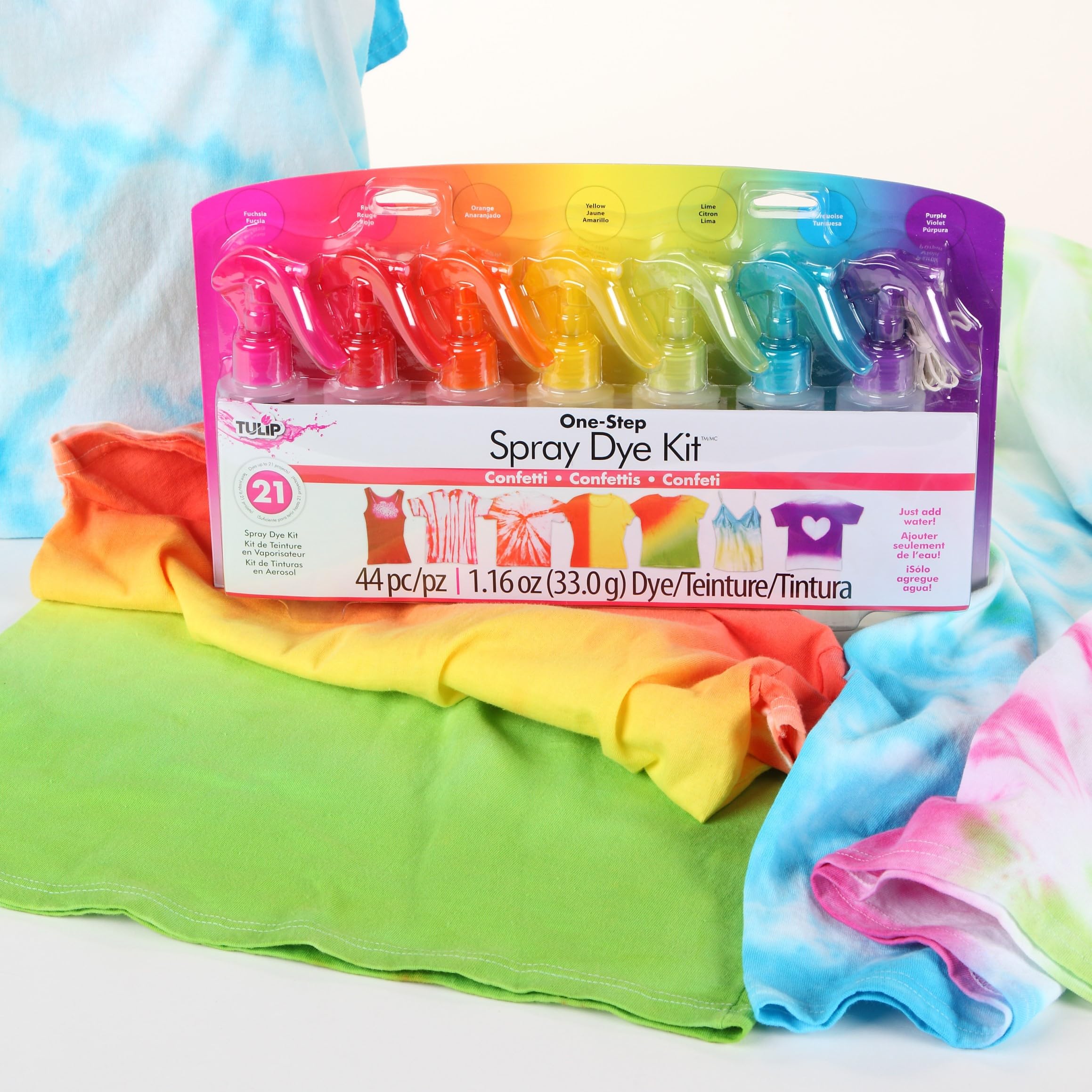 Foto 7 | Tinte De Tela Tie-dye Kit Tulip One-step En Aerosol Para Tela - Venta Internacional.