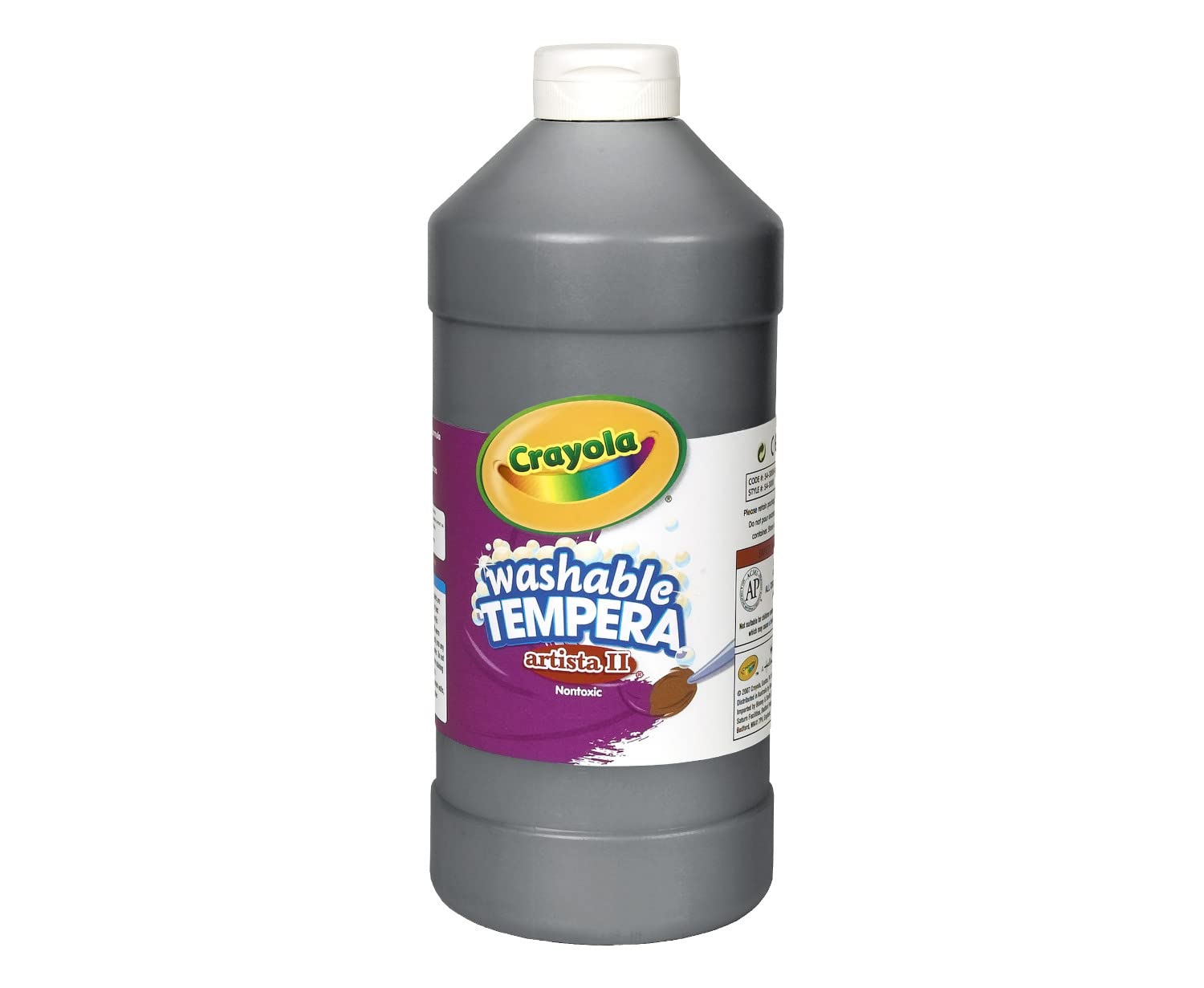 Foto 2 pulgar | Botella Exprimible Paint Crayola, Lavable Al Temple, Color Negro, 946 Ml - Venta Internacional.
