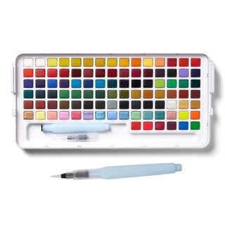 Foto 1 | Set De Acuarela Sakura Koi Studio Kit 96 Colores Con Pincel Y Paleta - Venta Internacional.