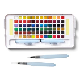 Foto 1 | Set De Acuarelas Sakura Koi Studio 72 Colores Con Pinceles Y Paletas - Venta Internacional.