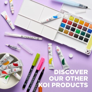 Foto 7 | Set De Acuarelas Sakura Koi Studio 72 Colores Con Pinceles Y Paletas - Venta Internacional.