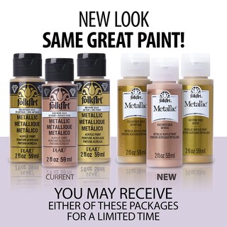 Foto 2 | Pintura Folkart Multisurface Metallic Black Gold 60 Ml - Venta Internacional.