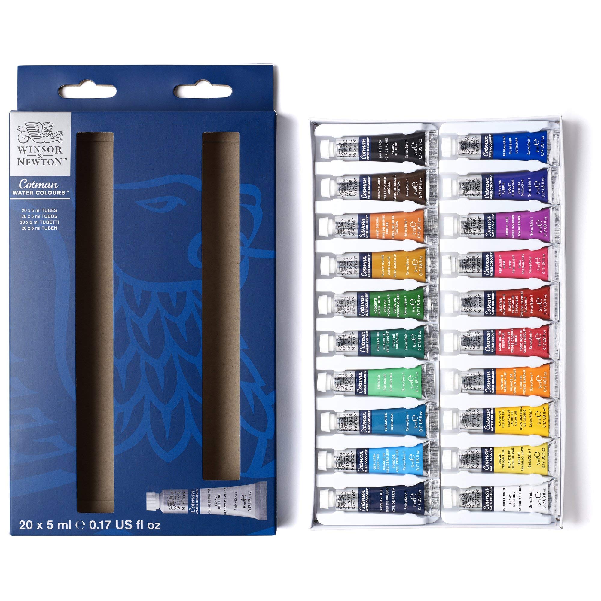 Foto 2 pulgar | Set De Pintura Acuarela Winsor & Newton Cotman, 20 Colores, 5 Ml - Venta Internacional.