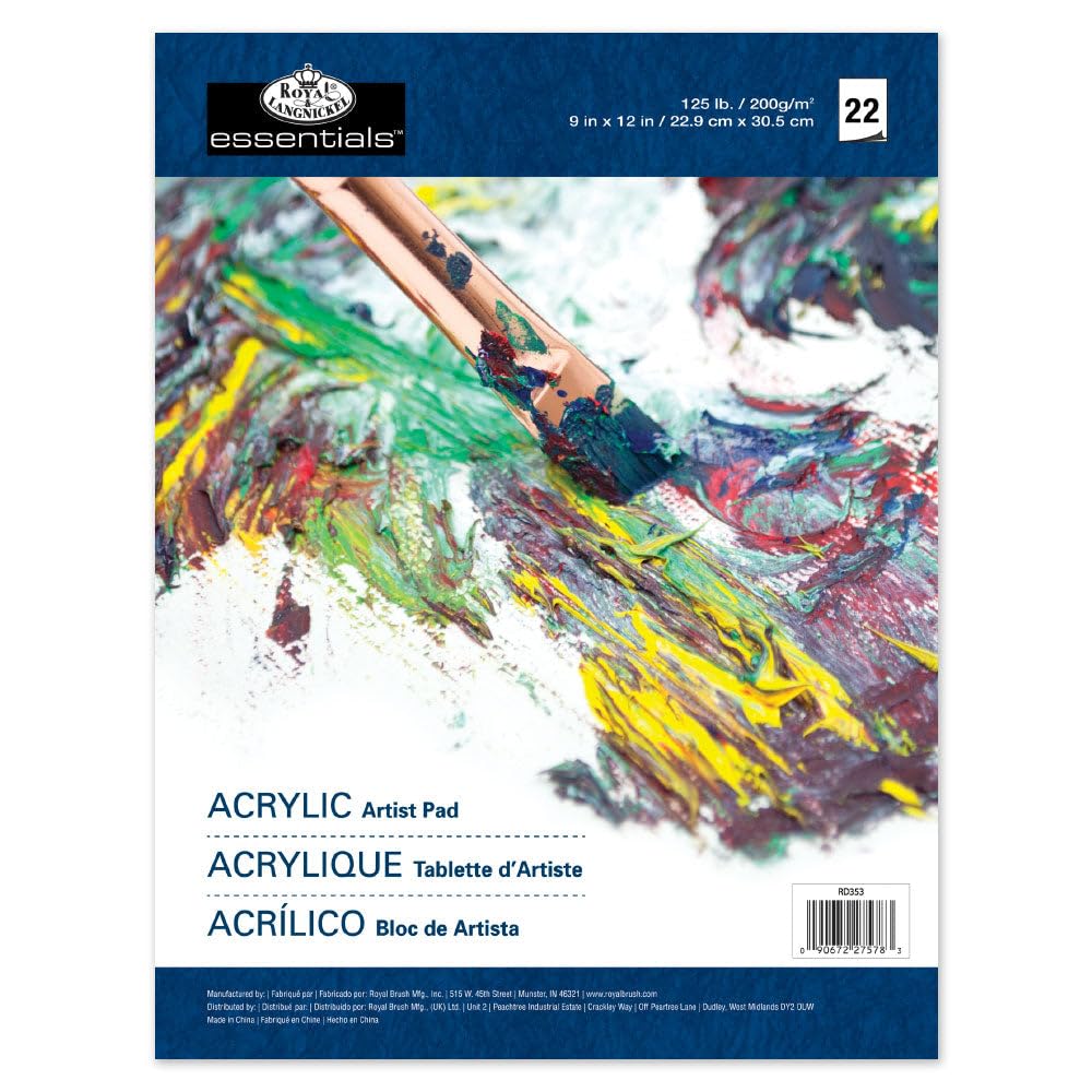 Foto 1 | Bloc De Papel Artístico Royal Brush Royal Langnickel, Óleo/acrílico - Venta Internacional.