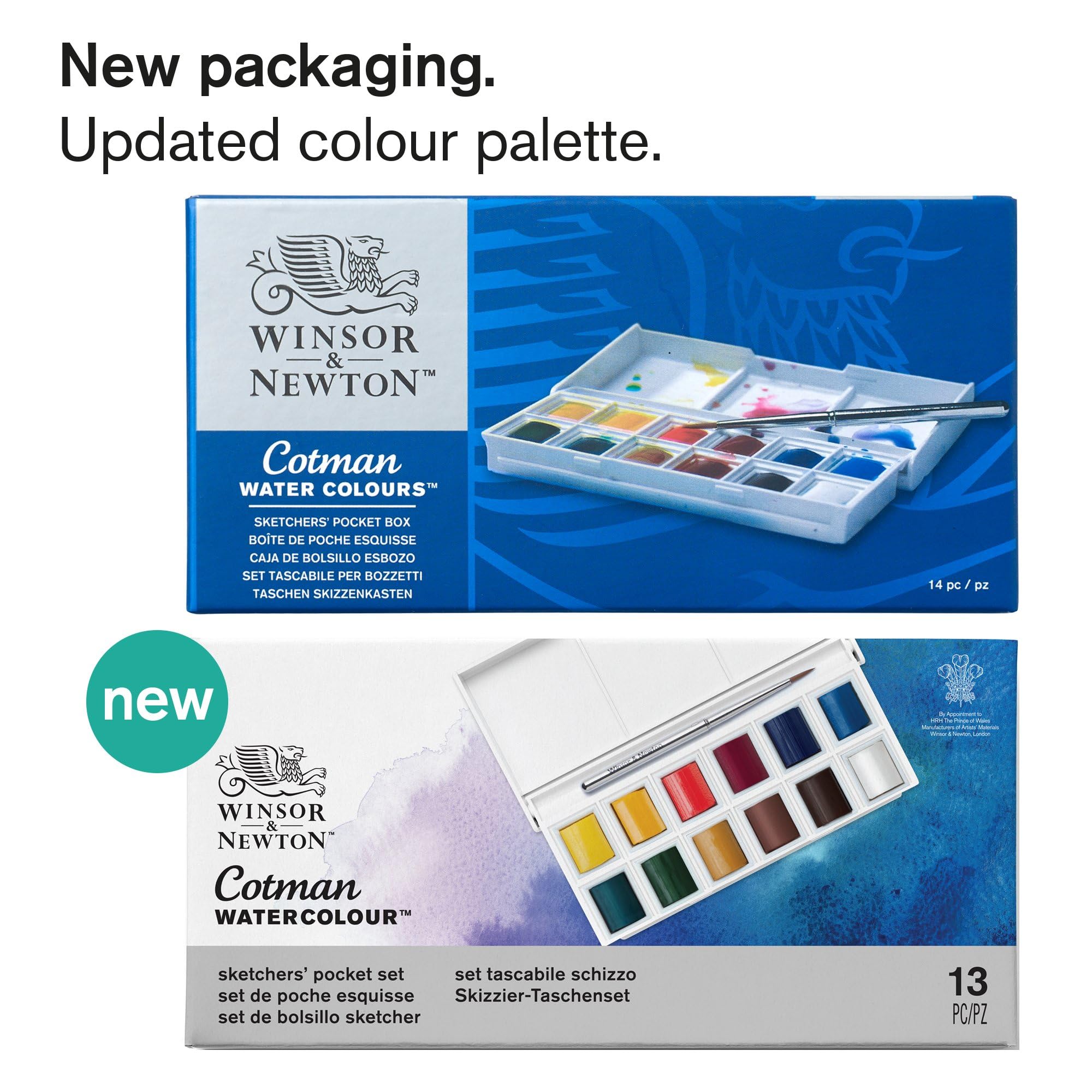 Foto 3 pulgar | Set De Pintura Acuarela Winsor & Newton Cotman, 12 Semicartenes - Venta Internacional.