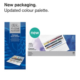 Foto 2 | Set De Pinturas De Acuarela Winsor & Newton Cotman Studio 45 Half P - Venta Internacional.