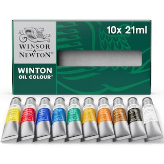 Foto 1 | Set De Pintura Al Óleo Winsor & Newton Winton, 10 Tubos De 21 Ml - Venta Internacional.