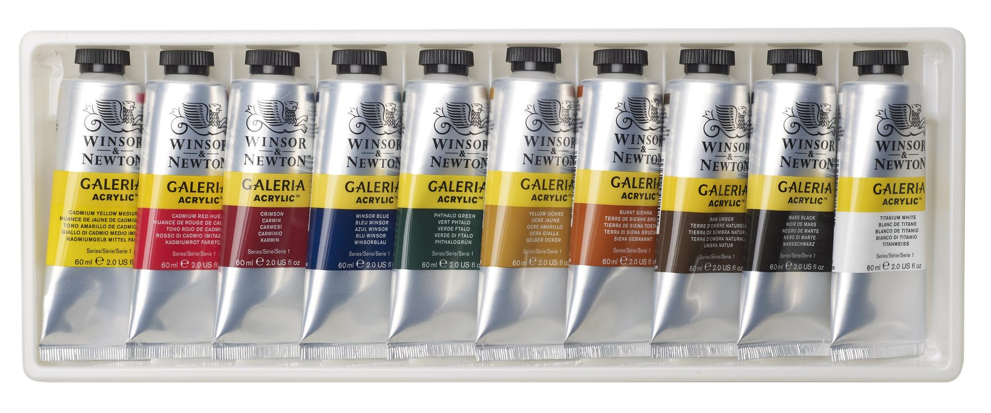 Foto 4 pulgar | Set De Pintura Acrílica Winsor & Newton Galeria, Tubo De 10 X 60 Ml - Venta Internacional.