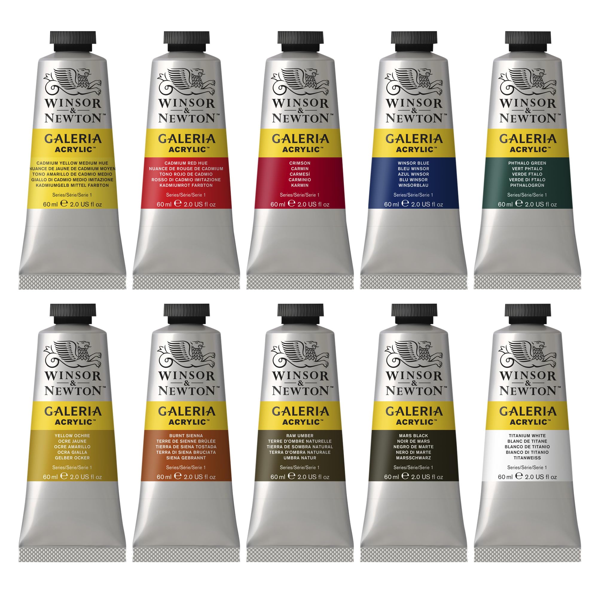 Foto 6 pulgar | Set De Pintura Acrílica Winsor & Newton Galeria, Tubo De 10 X 60 Ml - Venta Internacional.