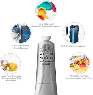 Foto 5 | Set De 12 Tubos De Pintura Acrílica Winsor & Newton Artists', 20 Ml - Venta Internacional.