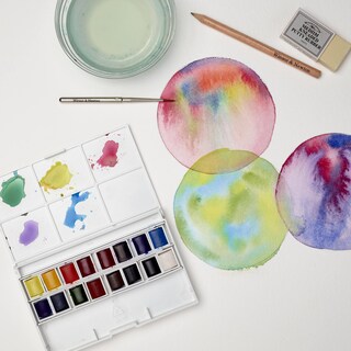 Foto 2 | Set De Pintura Acuarela Winsor & Newton Cotman 16 Half Pan - Venta Internacional.