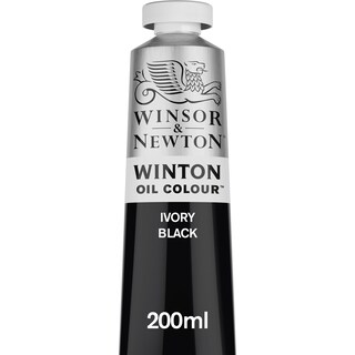 Foto 1 | Óleo Winsor & Newton Winton, Color Negro Marfil, Tubo De 200 Ml - Venta Internacional.