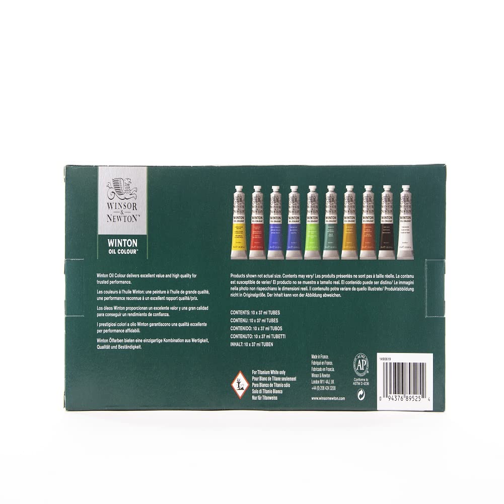 Foto 3 pulgar | Set De Pintura Al Óleo Winsor & Newton Winton, 10 Tubos De 37 Ml - Venta Internacional.