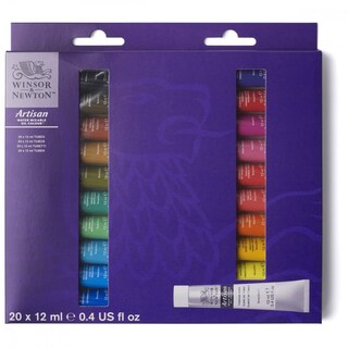 Foto 1 | Pintura Al Óleo Winsor & Newton Artisan, Mezclable Con Agua, Tubos De 0,4 Oz (12 Xml), Juego De 20 - Venta Internacion