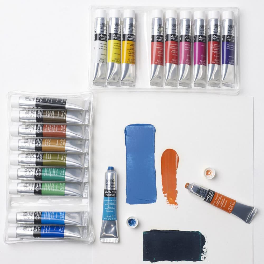 Foto 3 | Pintura Al Óleo Winsor & Newton Artisan, Mezclable Con Agua, Tubos De 0,4 Oz (12 Xml), Juego De 20 - Venta Internacion