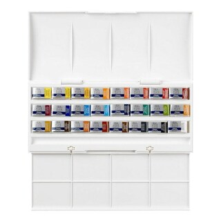Foto 1 | Set De Pintura Acuarela Winsor & Newton Cotman Studio, 24 Bandejas - Venta Internacional.