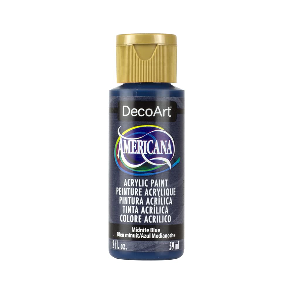 Foto 2 pulgar | Pintura Acrílica Decoart Americana Midnight Blue 60 Ml No Tóxica - Venta Internacional.