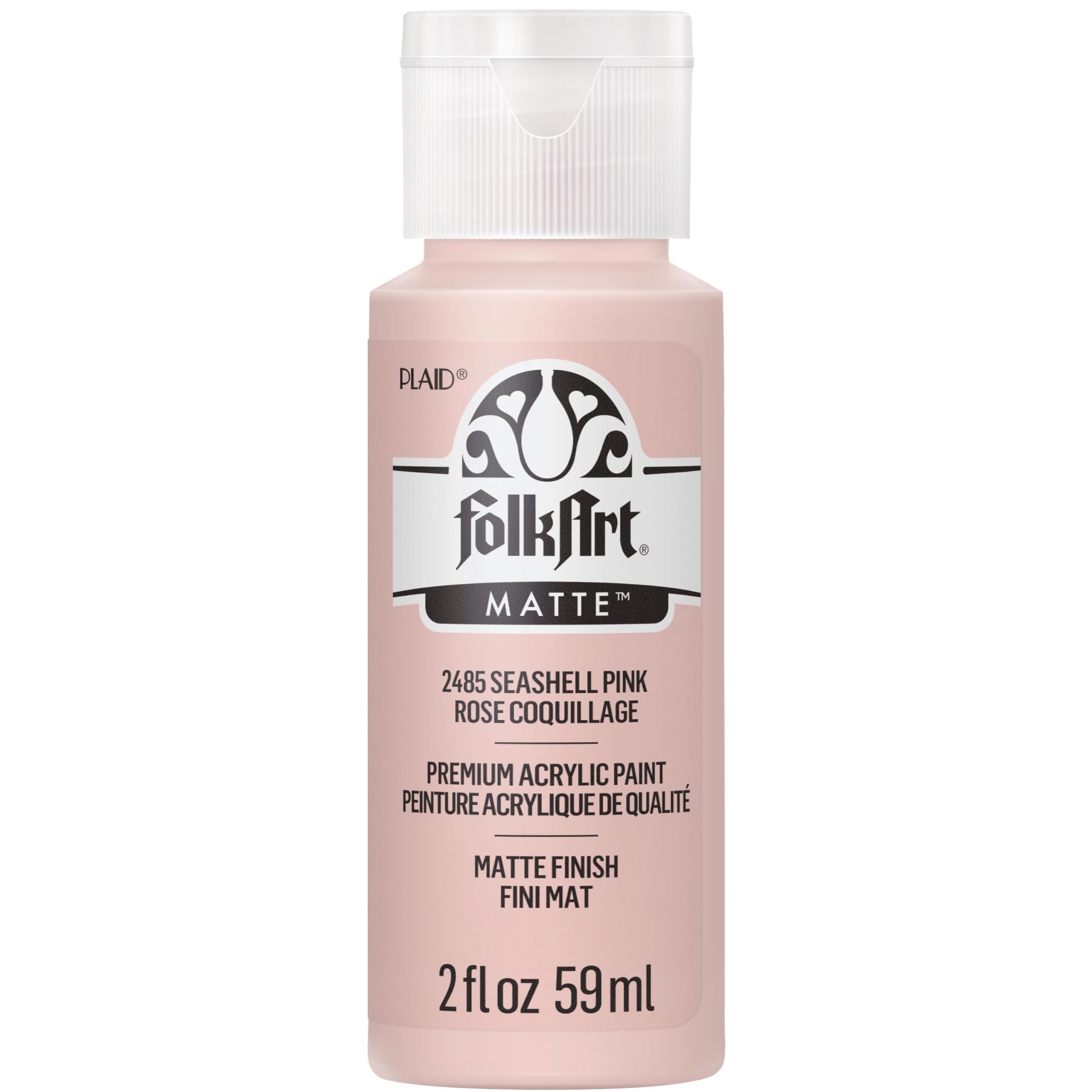 Foto 1 | Pintura Acrílica Folkart 2485 Seashell Pink 60 Ml (paquete De 1) - Venta Internacional.