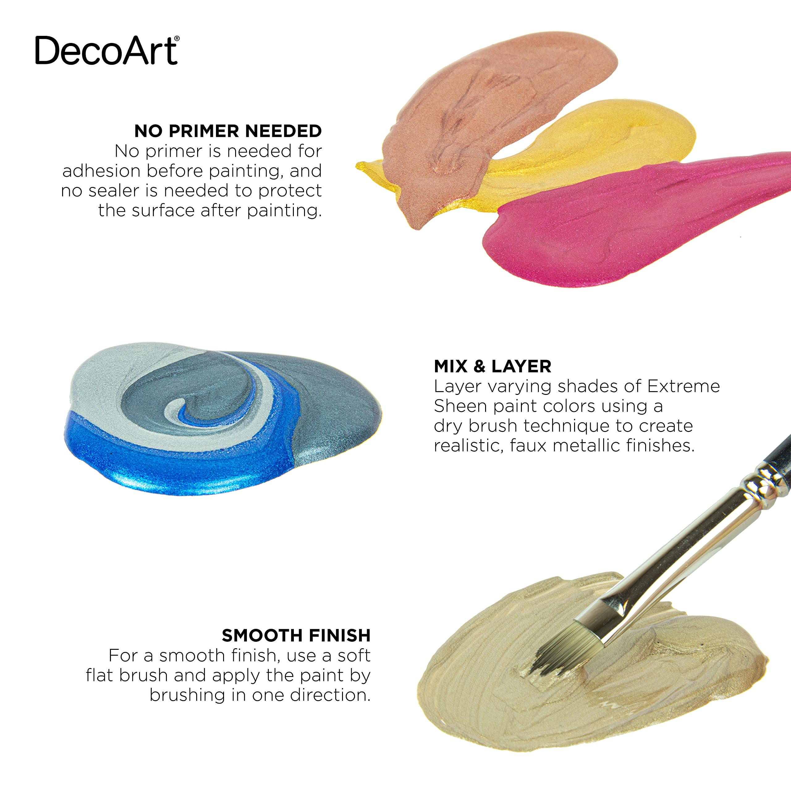 Foto 3 pulgar | Paint Decoart Extreme Sheen, Latón Vintage, 60 Ml (paquete De 1) - Venta Internacional.