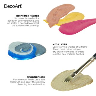 Foto 2 | Paint Decoart Extreme Sheen, Latón Vintage, 60 Ml (paquete De 1) - Venta Internacional.