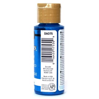 Foto 2 | Pintura Acrílica Decoart Dazzling Metallics Ice Blue 60 Ml - Venta Internacional.