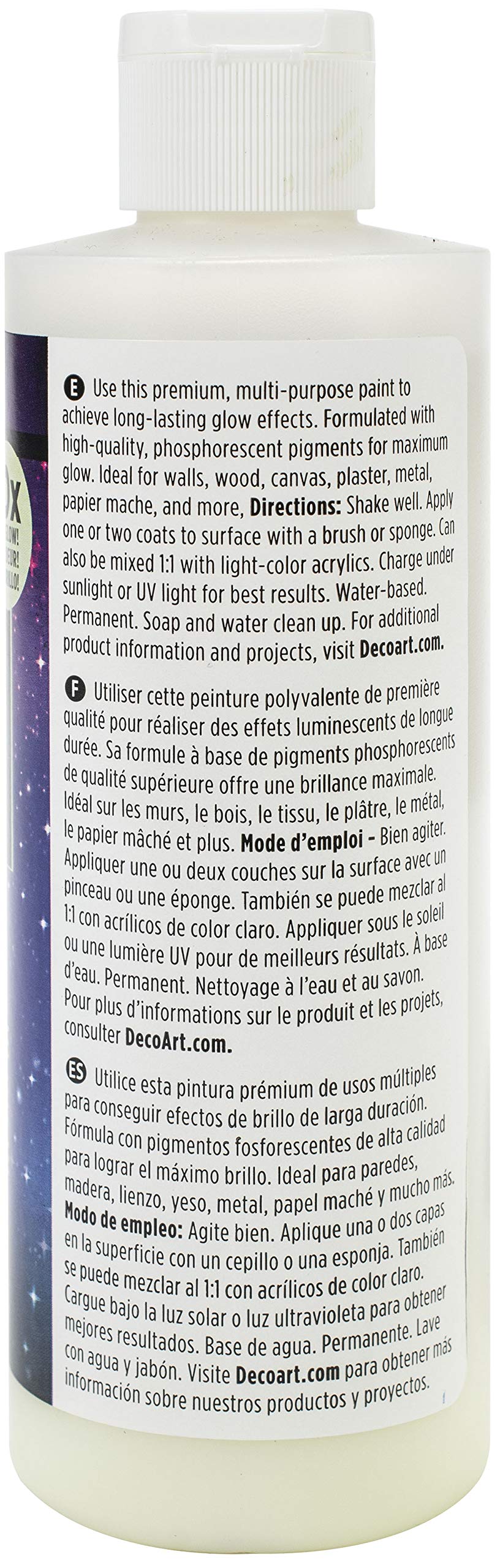 Foto 2 | Pintura Deco Art Ultimate Que Brilla En La Oscuridad 240 Ml - Venta Internacional.
