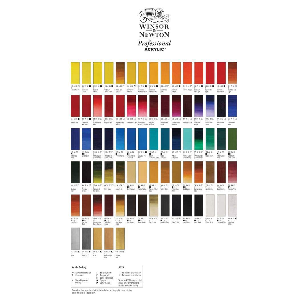 Foto 5 | Pintura Acrílica Winsor & Newton Professional 200ml Ultramarine - Venta Internacional.