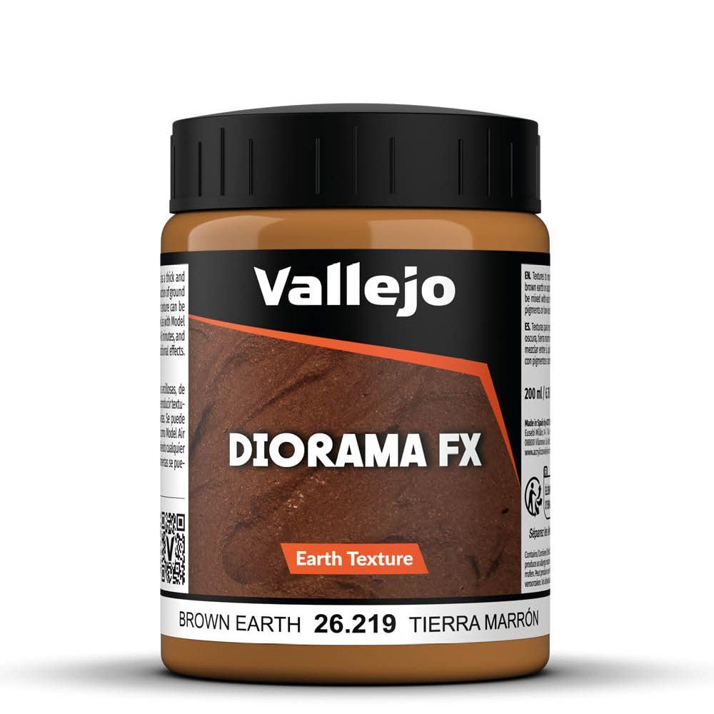 Foto 1 | Pintura Acrílica Vallejo Diorama Fx Earth Textures  200 Ml  Color Marrón - Venta Internacional.