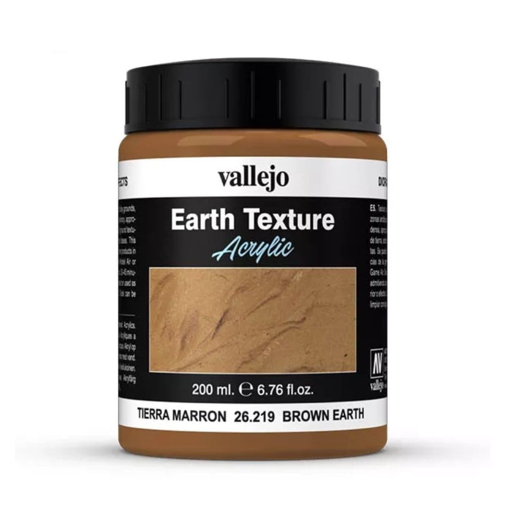 Foto 3 | Pintura Acrílica Vallejo Diorama Fx Earth Textures  200 Ml  Color Marrón - Venta Internacional.