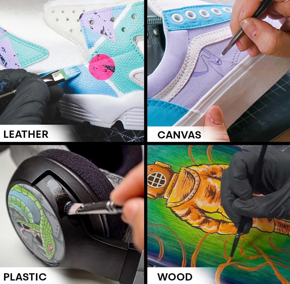 Foto 4 pulgar | Paint Angelus De Piel Acrílica Negra  120 Ml  Para Zapatos  Piel - Venta Internacional.