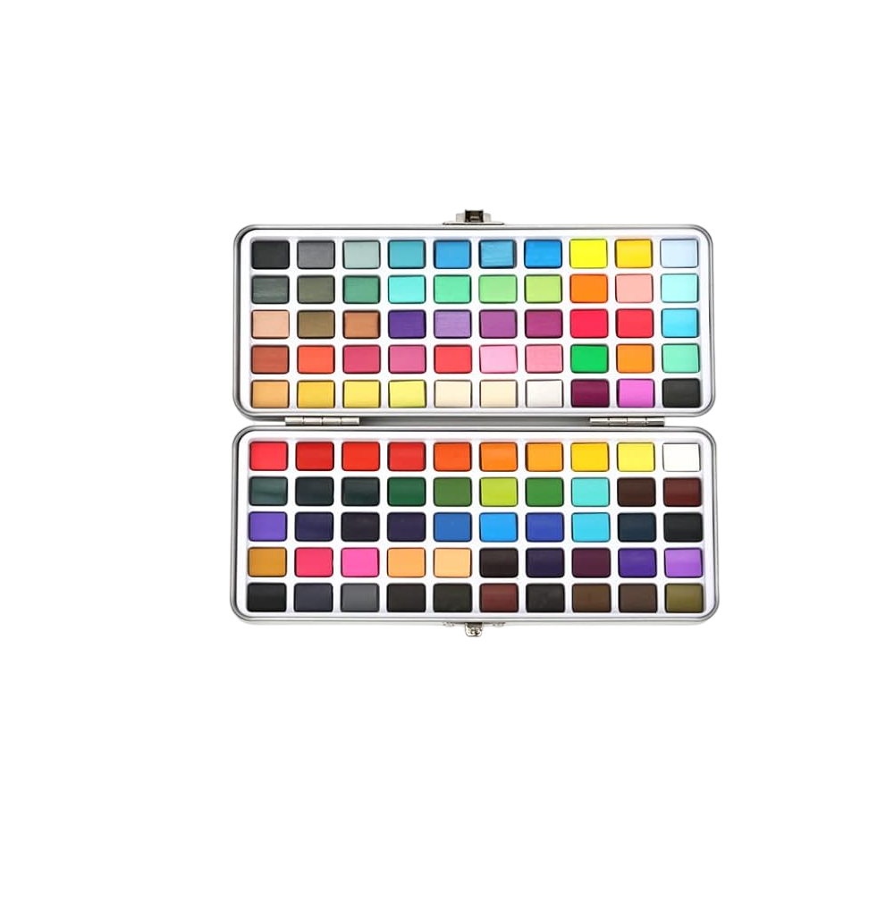 Foto 1 | Conjunto de Acuarelas con Estuche de Metal 100 Colores