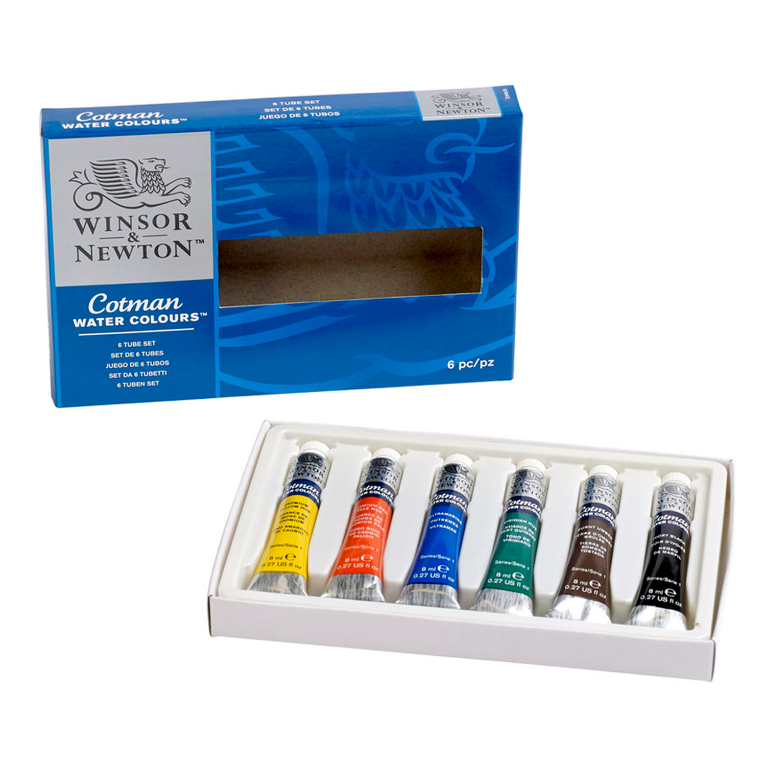 Set De Acuarela Cotman Con 6 Tubos De 8 Ml Winsor & Newton