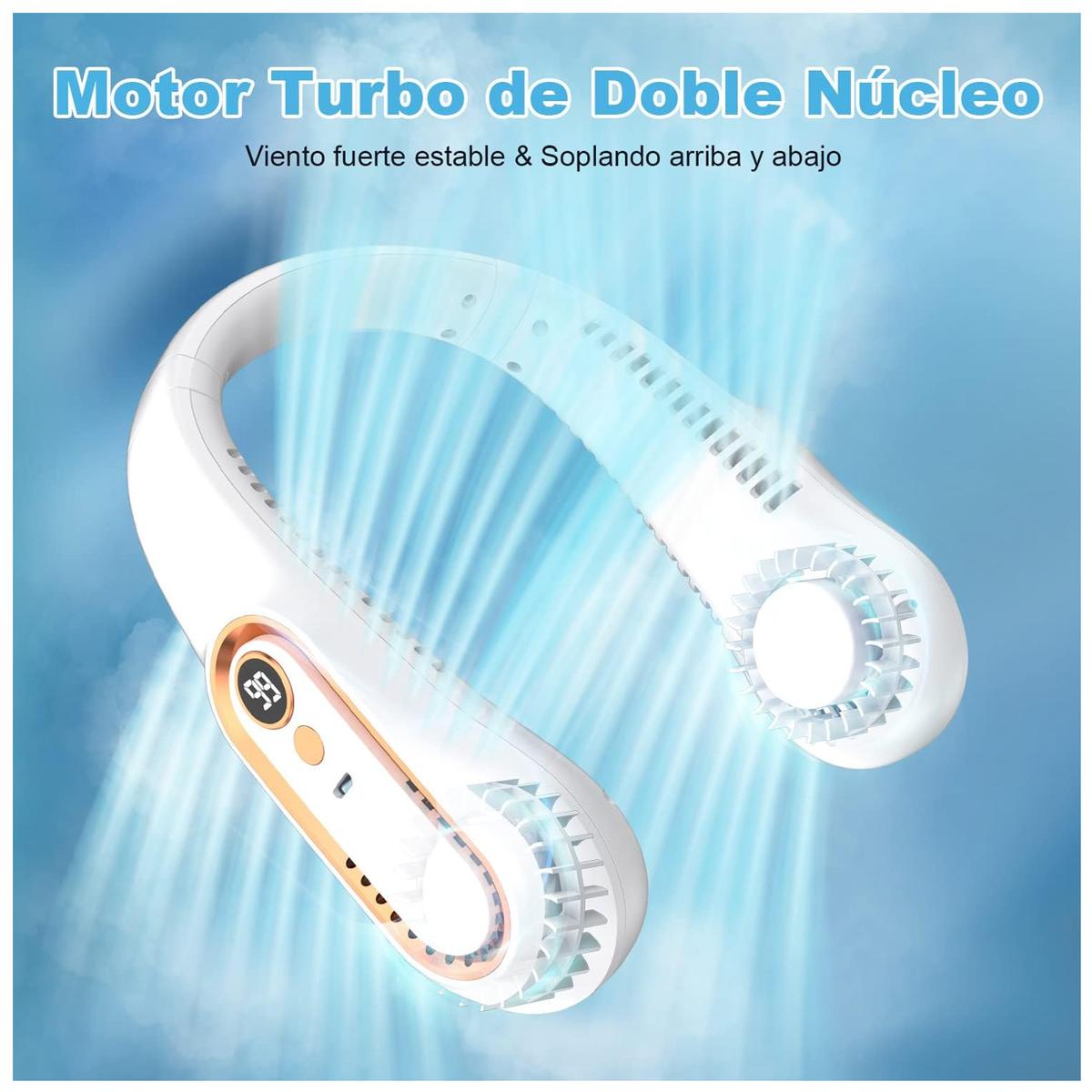 Foto 4 pulgar | Ventiladores Mini De Cuello Ventdepot Mxazw-005 5 Piezas Blanco