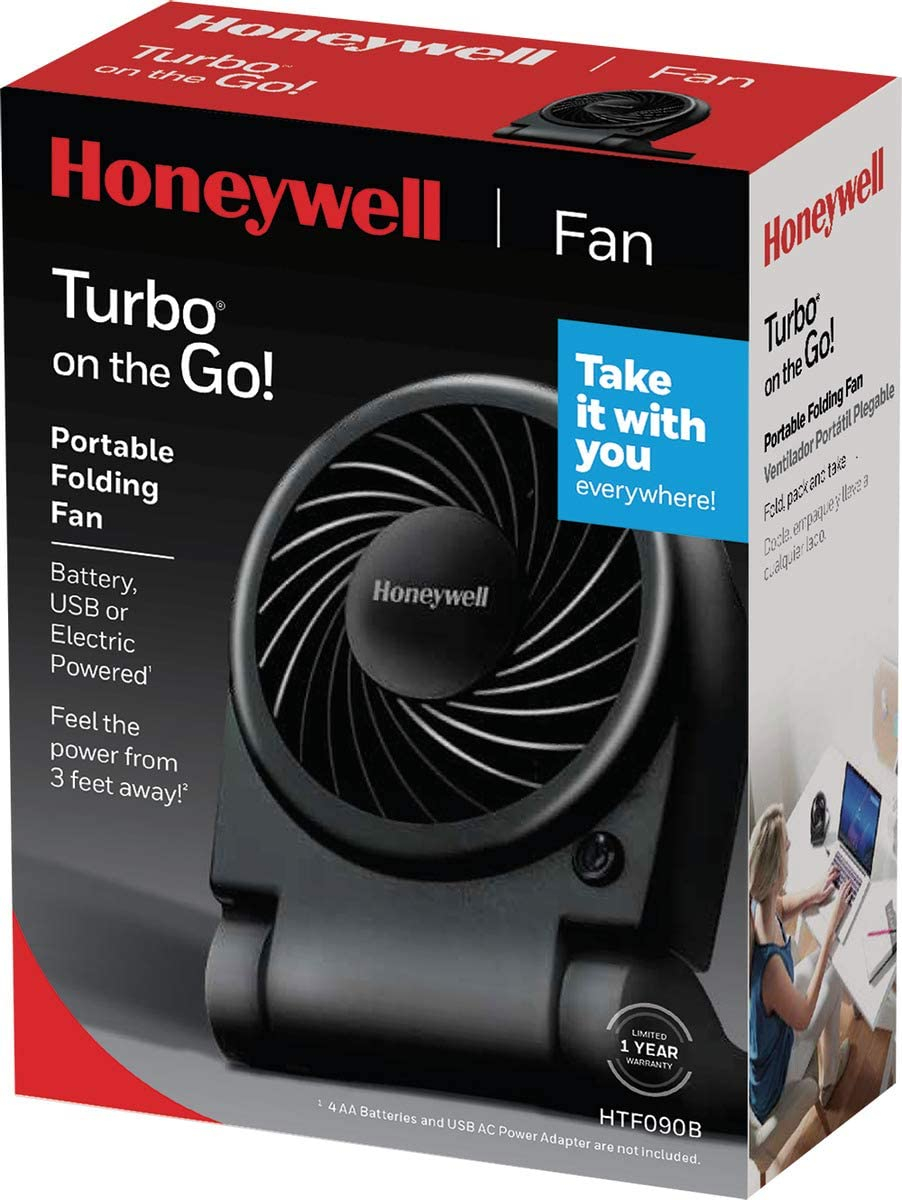 Foto 3 pulgar | Ventilador Portátil Honeywell Negro - Venta Internacional